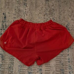 Lululemon red hotty hot shorts! Size 8 Tall